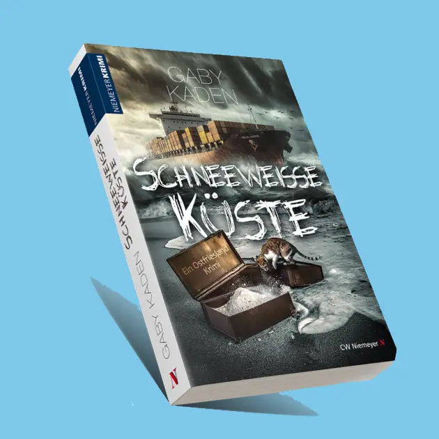 Schneeweisse Küste